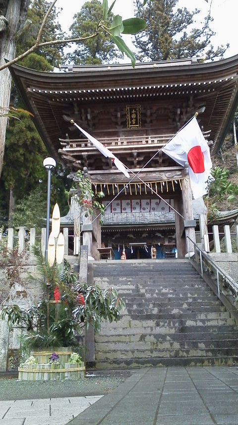 大雪のなかの初詣